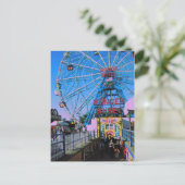 Coney Island - The Wonder Wheel Briefkaart (Staand voorkant)