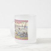 Coney Island Water Carnival, 1898 Matglas Koffiemok (Voorkant links)