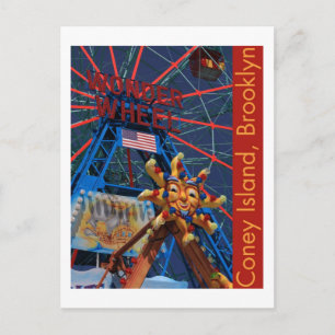 Coney Island Wonder Wheel Briefkaart