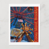 Coney Island Wonder Wheel Briefkaart (Voorkant)