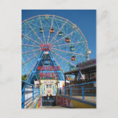 Coney Island Wonder Wheel Briefkaart (Voorkant)