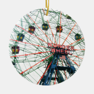 Coney Island Wonder Wheel Brooklyn New York City Keramisch Ornament