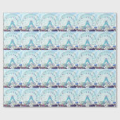 Coney Island Wonderwheels Ferris Wheel in Summer Cadeaupapier (Vlak)