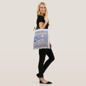 Coney Island Zeemeeuwen Tote Bag (Op model)
