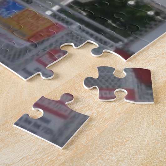 Coney Islands Cyclone Roller Coaster Jigsaw Puzzle Legpuzzel (Zijkant)