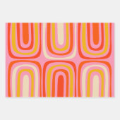 Confaab Colorful Modern Rainbow - Abstract patroon Inpakpapier Vel (Voorkant 3)