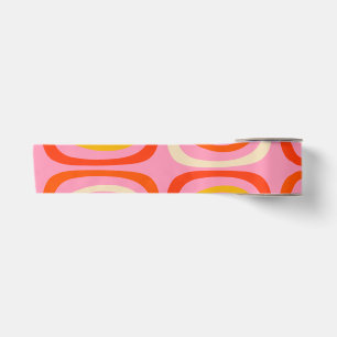 Confaab Colorful Modern Rainbow - Abstract patroon Satijnen Lint