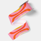 Confaab Colorful Modern Rainbow - Abstract patroon Satijnen Lint (Achterkant)