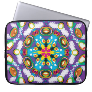 Confectie Kaleidoscoop laptophoes Laptop Sleeve