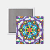 Confectie Kaleidoscope Magnet (Voorkant / Achterkant)