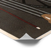 CONFECTIE-SLEUTEL  Mannen Mode Poster (Hoek)