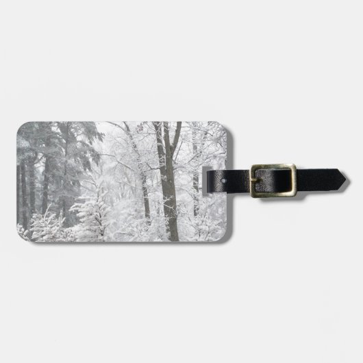 Confecties in sneeuw — bagagelabel (Voorkant horizontaal)