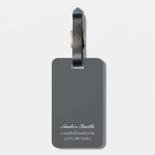 Confection Kehl Gentlemen Clothing Bagagelabel (Achterkant verticaal)