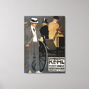 Confection Kehl Gentlemen Clothing Canvas Afdruk