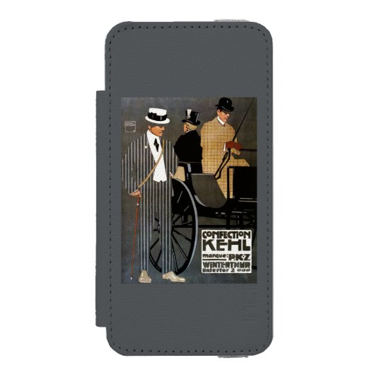 Confection Kehl Gentlemen Clothing Incipio iPhone Portemonnee Hoesje (Voorkant Agenda)