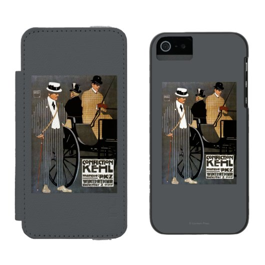 Confection Kehl Gentlemen Clothing Incipio iPhone Portemonnee Hoesje (Naast elkaar)