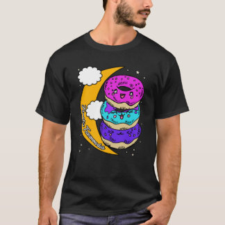 Confectioner Slaaptop Donuts Moon T-shirt
