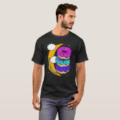 Confectioner Slaaptop Donuts Moon T-shirt (Voorkant volledig)