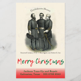 Confederale Generaal Kerstmis Flyer