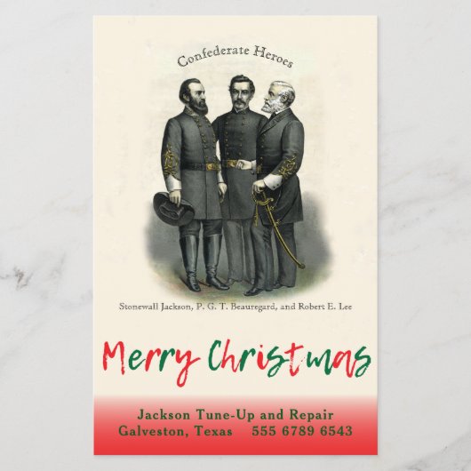Confederale Generaal Kerstmis Flyer (Voorkant)