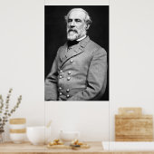 Confederate Generaal Robert E. Lee Portrait Poster (Keuken)