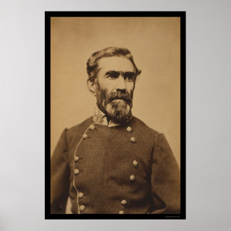 Confederate General Braxton Bragg 1862 Poster