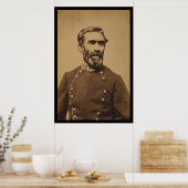 Confederate General Braxton Bragg 1862 Poster (Keuken)