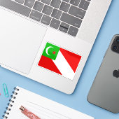 Confederate Seminole of Oklahoma (historisch), Ver Sticker (Laptop met iPhone)