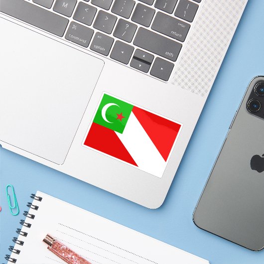 Confederate Seminole of Oklahoma (historisch), Ver Sticker (Laptop met iPhone)