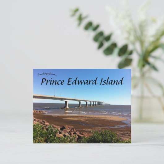 Confederatie Bridge Prince Edward Island Canada Briefkaart (Staand voorkant)