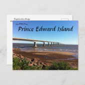 Confederatie Bridge Prince Edward Island Canada Briefkaart (Voorkant / Achterkant)