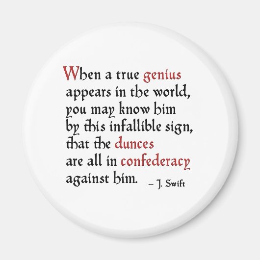 Confederatie van Dunces Magneet (Voorkant)