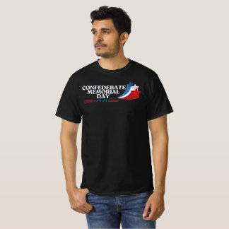 confederatieve herdenkingsdag t-shirt