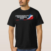 confederatieve herdenkingsdag t-shirt (Voorkant)