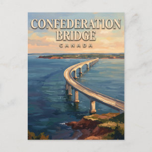 Confederation Bridge Borden-Carleton Canada Briefkaart