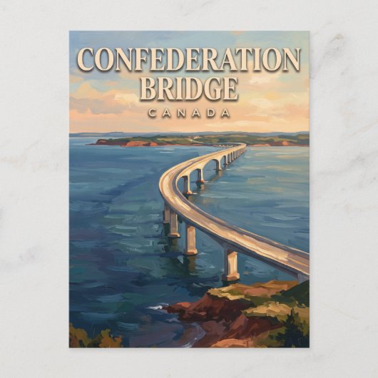 Confederation Bridge Borden-Carleton Canada Briefkaart (Voorkant)
