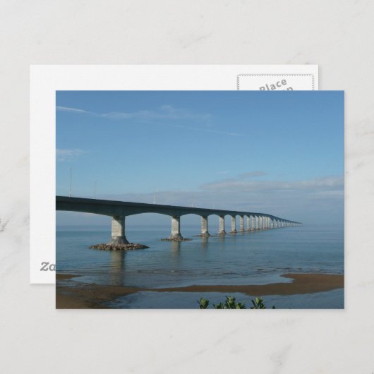 Confederation bridge briefkaart (Voorkant / Achterkant)