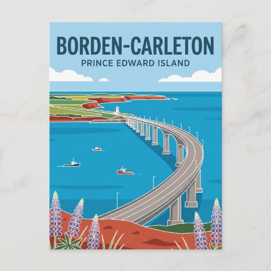 Confederation Bridge Canada Briefkaart (Voorkant)