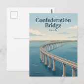 Confederation Bridge Canada Briefkaart (Voorkant / Achterkant)