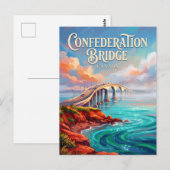 Confederation Bridge Canada Briefkaart (Voorkant / Achterkant)