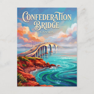 Confederation Bridge Canada Briefkaart