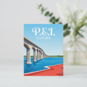 Confederation Bridge Canada Briefkaart (Staand voorkant)
