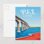 Confederation Bridge Canada Briefkaart (Voorkant / Achterkant)