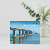 Confederation Bridge, Prince Edward Island Briefkaart (Staand voorkant)