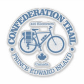 Confederation Trail (wielrennen) Sticker (Voorkant)