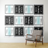 Conference Booth Decor Backdrop Wandkleed (In Situ (horizontaal))