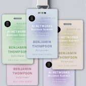 Conference Corporate Business Event Logo Blauwgroe Badge