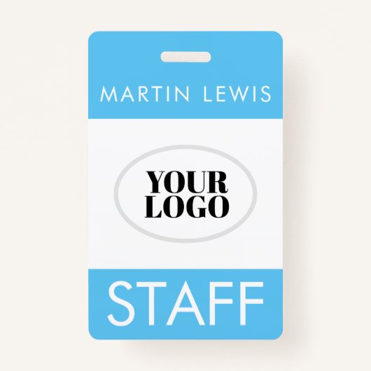 Conference Lanyard Badge Custom STAFF ID (Voorkant)