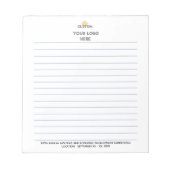 Conference Name Location Logo Lined   Notitieblok (Voorkant)