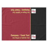 Conference of Trade Show DIY Rood & Zwart Merk Tafelkleed (Voorkant (Horizontaal))
